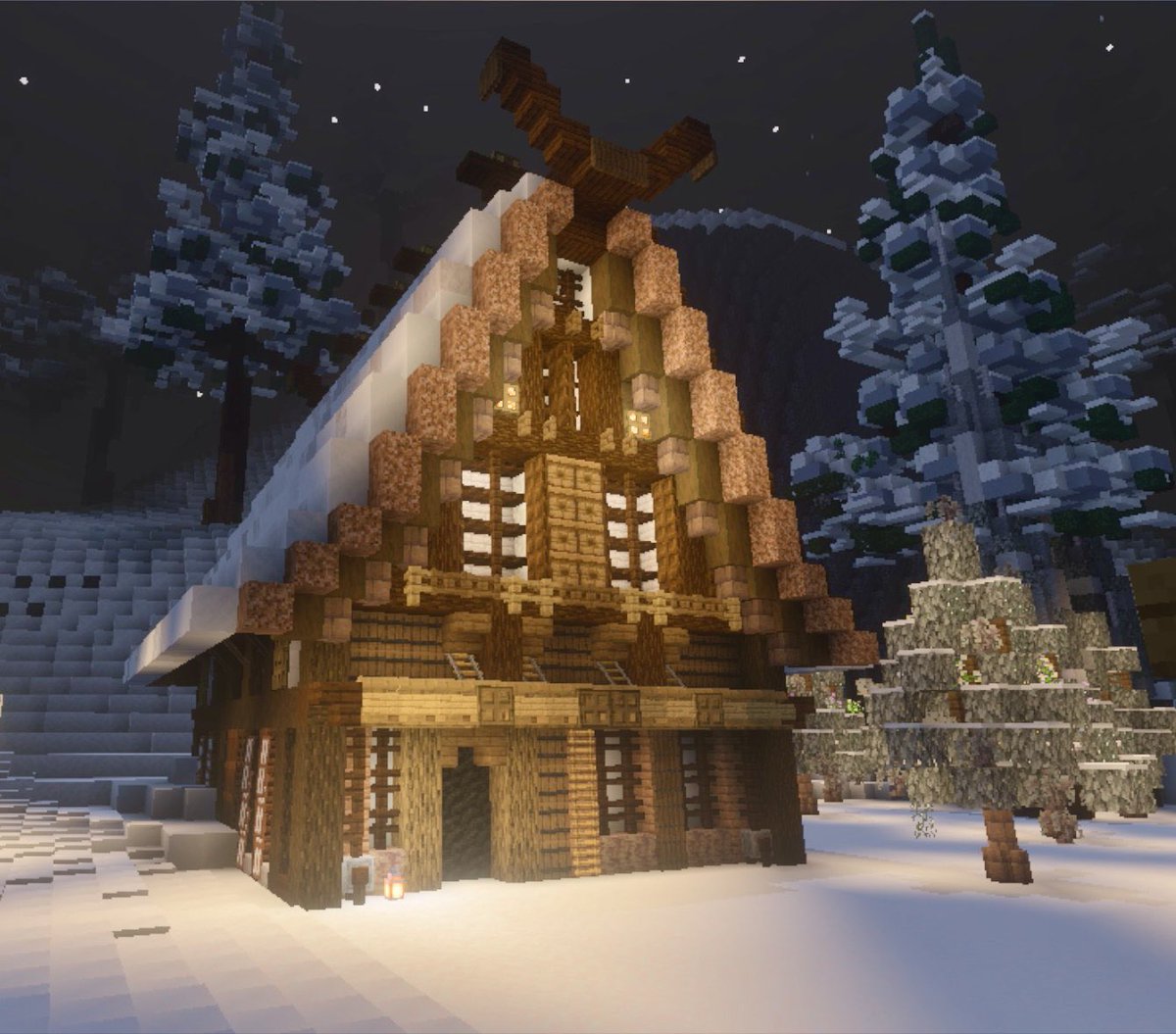 合掌造り
#Minecraftbuilds #マイクラ　#minecraft建築コミュ  #波鯖