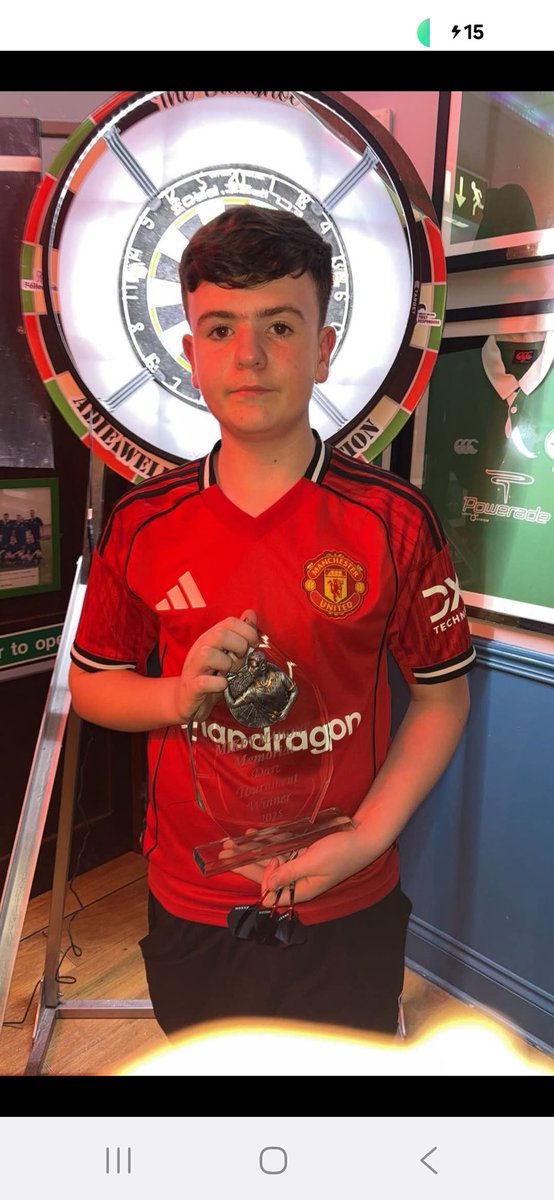 64 entries open competition  pro players in attendance but that hasn't stopped Jamie from winning what a performance he put in yesterday.
Has never missed an academy session his dedication is mind blowing and now he's getting his rewards.
We are Champions <a href="/TargetDarts/">Target Darts</a>