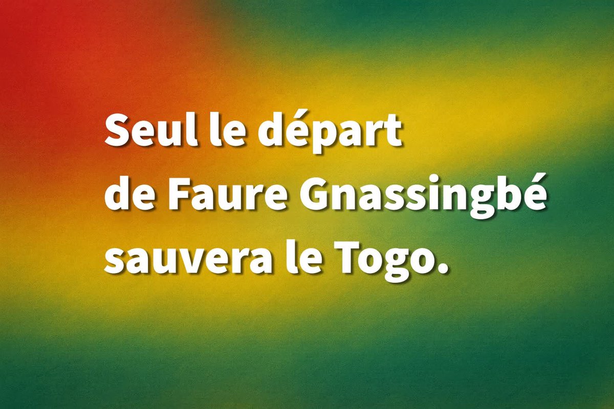 kankuamomo's tweet photo. #Togo🇹🇬

Très bon dimanche

#faureMustGo #faureMustGoNow #FreeTogoNow
#FreeTogo #FaisTaPart #LiberezAffectio #Togo
#LiberezTousLesPrisonniersPolitiques https://t.co/QWpswpI9p5