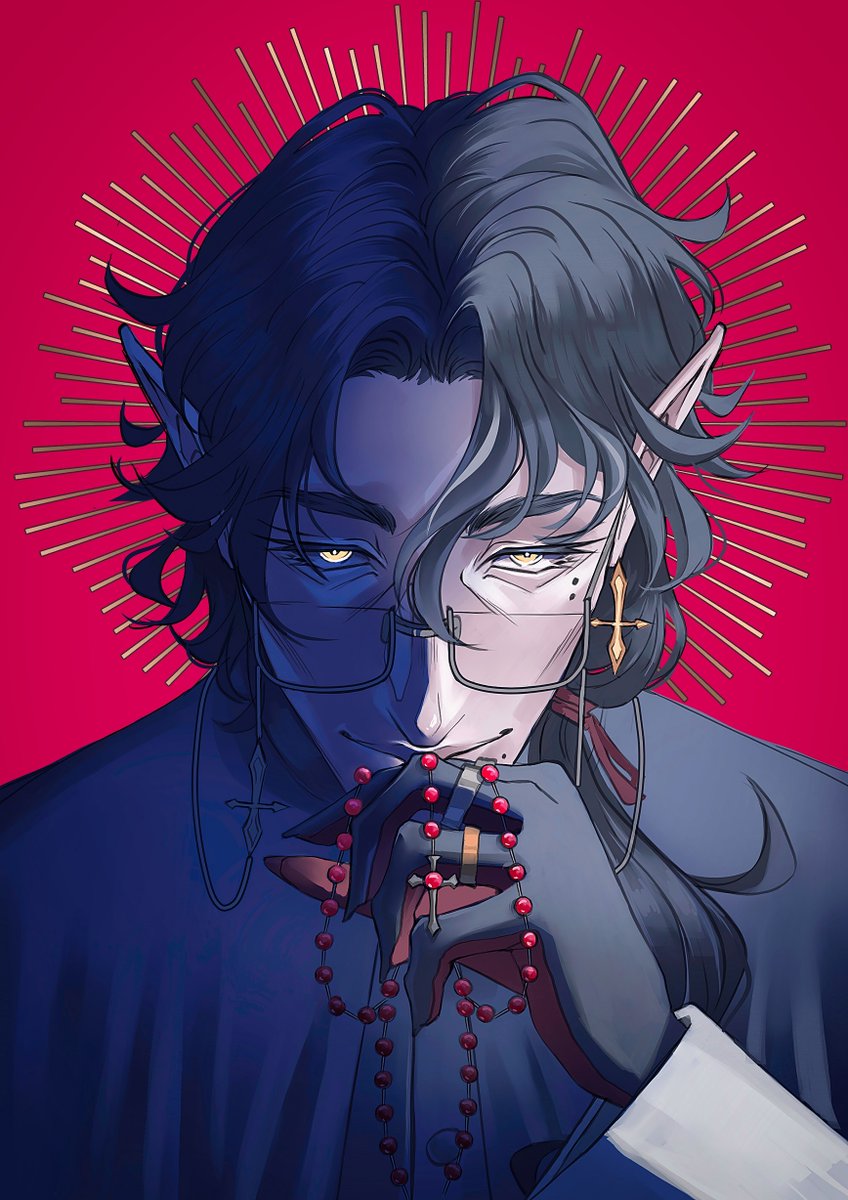 I love this hell of a priest Pantalone, from <a href="/straw_bunbun/">あんぱん先輩 || Comms Closed</a> so I needed to finally draw him hehe