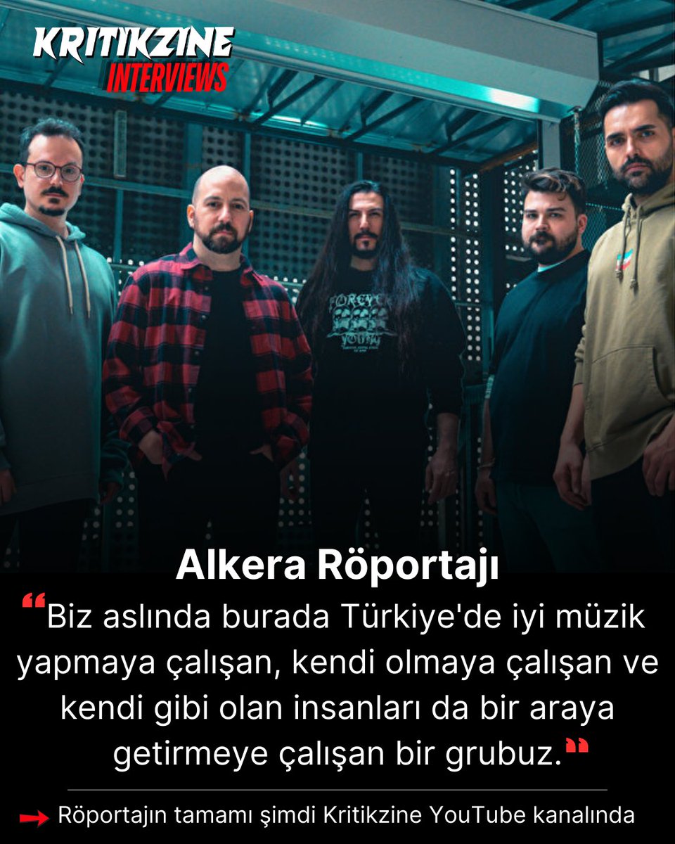 Kritikzine's tweet photo. Progresif metal sahnemizin yükselen ismi Alkera ile yaptığımız röportaj şimdi yayında!

Headbanger’s Weekend’deki etkileyici performanslarından sonra Kritikzine Youtube kanalına konuk olan Alkera ile gerçekleştirdiğimiz röportajı izlemek için; https://t.co/5jj2jTmOSY https://t.co/G7xnbN19cm