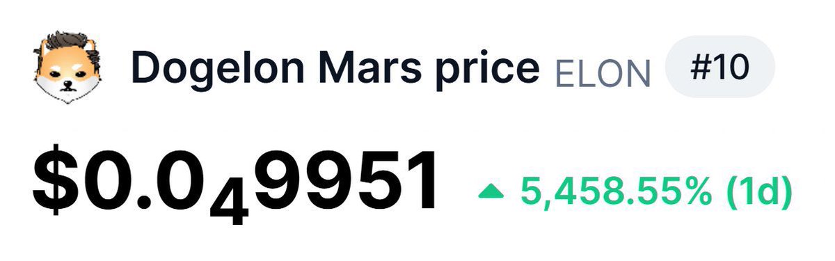 You wake up to find $ELON trading at ~ $100,000 USD for 1 billion coins. What's your next move? 🤔
