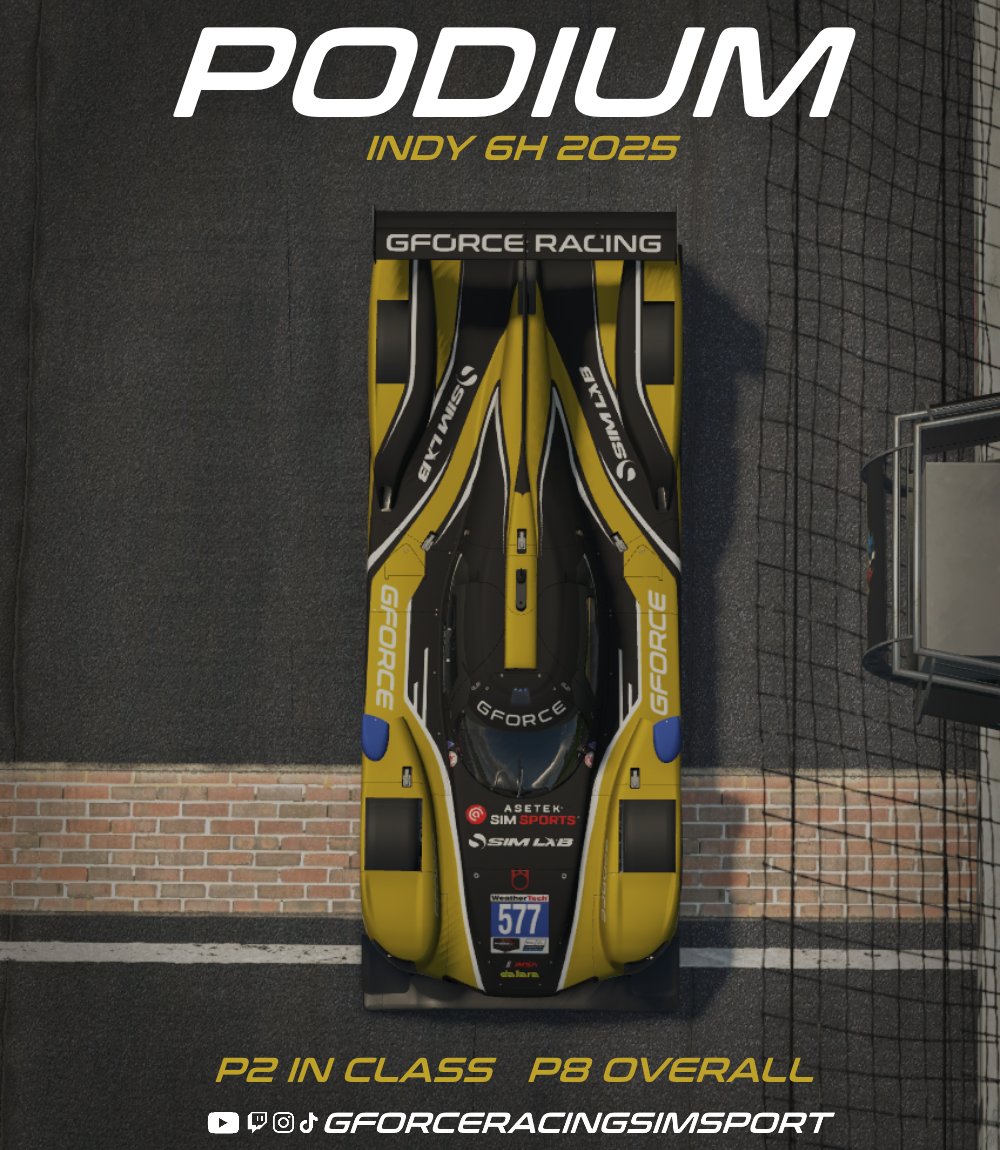 It is not the complete redemption but we managed to add another Podium to our name. After 6 hard fought hours we got P2 in the final 50 minutes of the race. With our fuel saving strategy we managed to leapfrog ahead of two cars in the pitlane on our last stop.