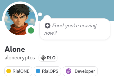 Guys, quickly grab your role on <a href="/RialoHQ/">Rialo</a> Discord

Role Name: Rialops

Steps to get the role:

1️⃣ Have at least 50 followers on X
2️⃣ Post a screenshot showing your followers in the Discord channel proof first.
3️⃣ You’ll get the Rialops role.