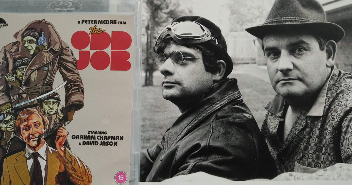 Wyfan2's tweet image. Found the new bluray of THE ODD JOB by #BernardMckenna but now the dilemma is whether to watch this first or the original TV play with #RonnieBarker? #DavidJason #GrahamChapman