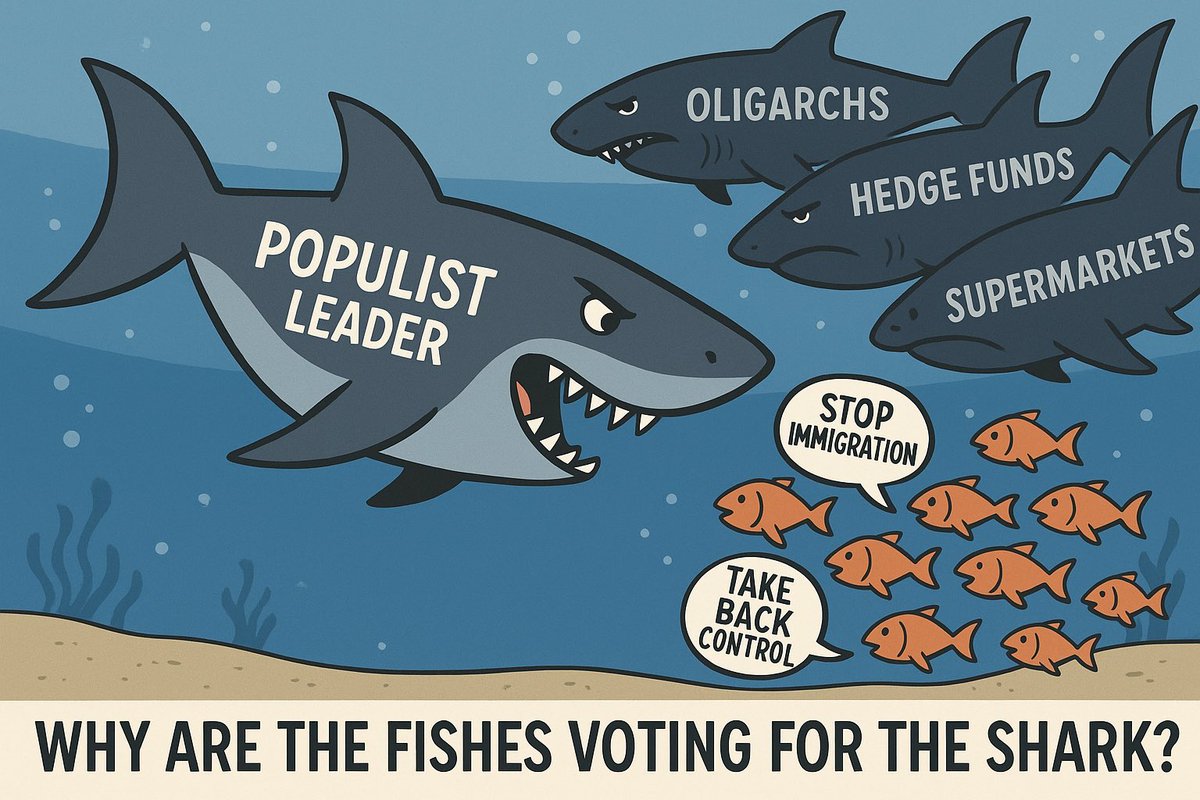 People ignored experts and believed in Brexit charabanc which did the opposite of what they promised.

Now people are backing the Brexit charabanc again who have rebranded in Reform Party. 

Why 🤷‍♀️ can’t people see they’re being used?