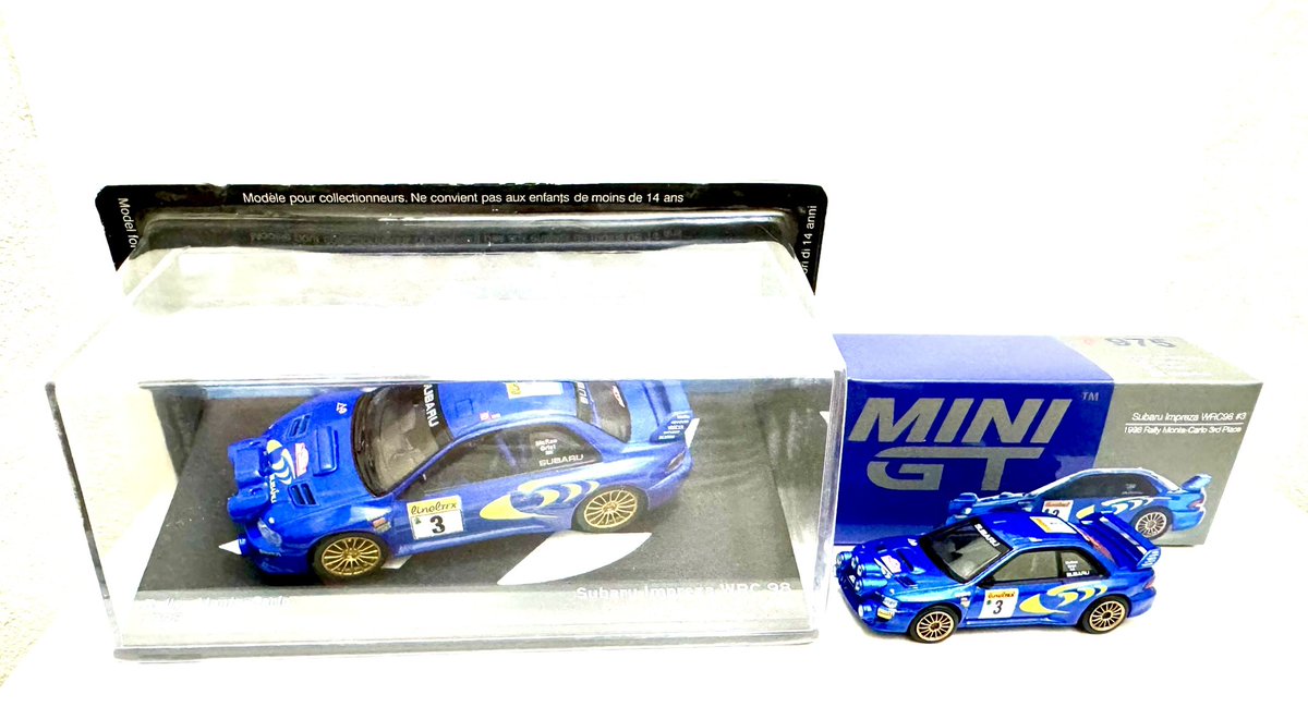CMS 1/64 ラリーカーコレクション　SUBARU Cm's 1/64 Rally Car Collection Subaru Impreza WRX STI WRC
