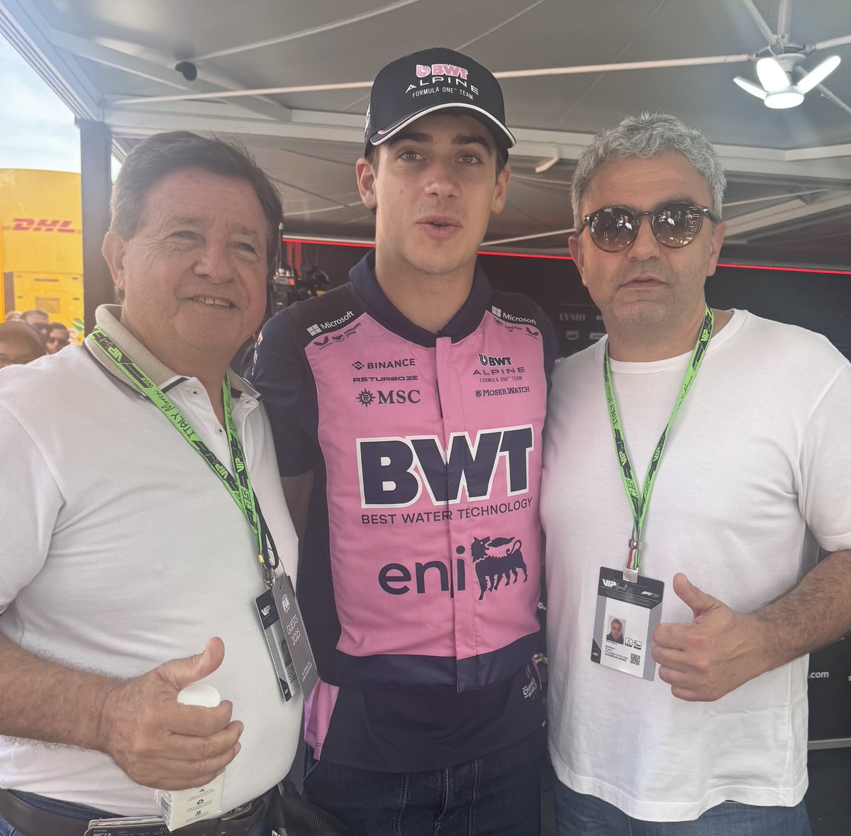Una parte de la historia de nuestro país en la @f1 ⁦<a href="/AngelGuerra53/">Miguel Ángel Guerra</a>⁩ ⁦<a href="/tueroesteban/">Esteban Tuero</a>⁩ y ⁦<a href="/FranColapinto/">Franco Colapinto</a>⁩ en #Monza