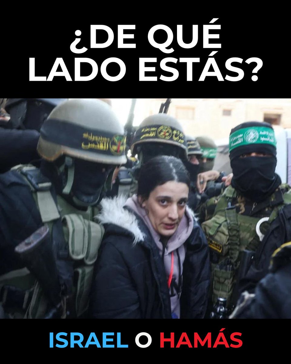 La organización terrorista palestina Hamás arrastra a personas inocentes a túneles, reteniéndolas en la oscuridad, matándolas de hambre y torturándolas.

Israel lucha para traerlos a casa, para salvar vidas, para permitir que las familias vuelvan a estar completas.

Vida vs.