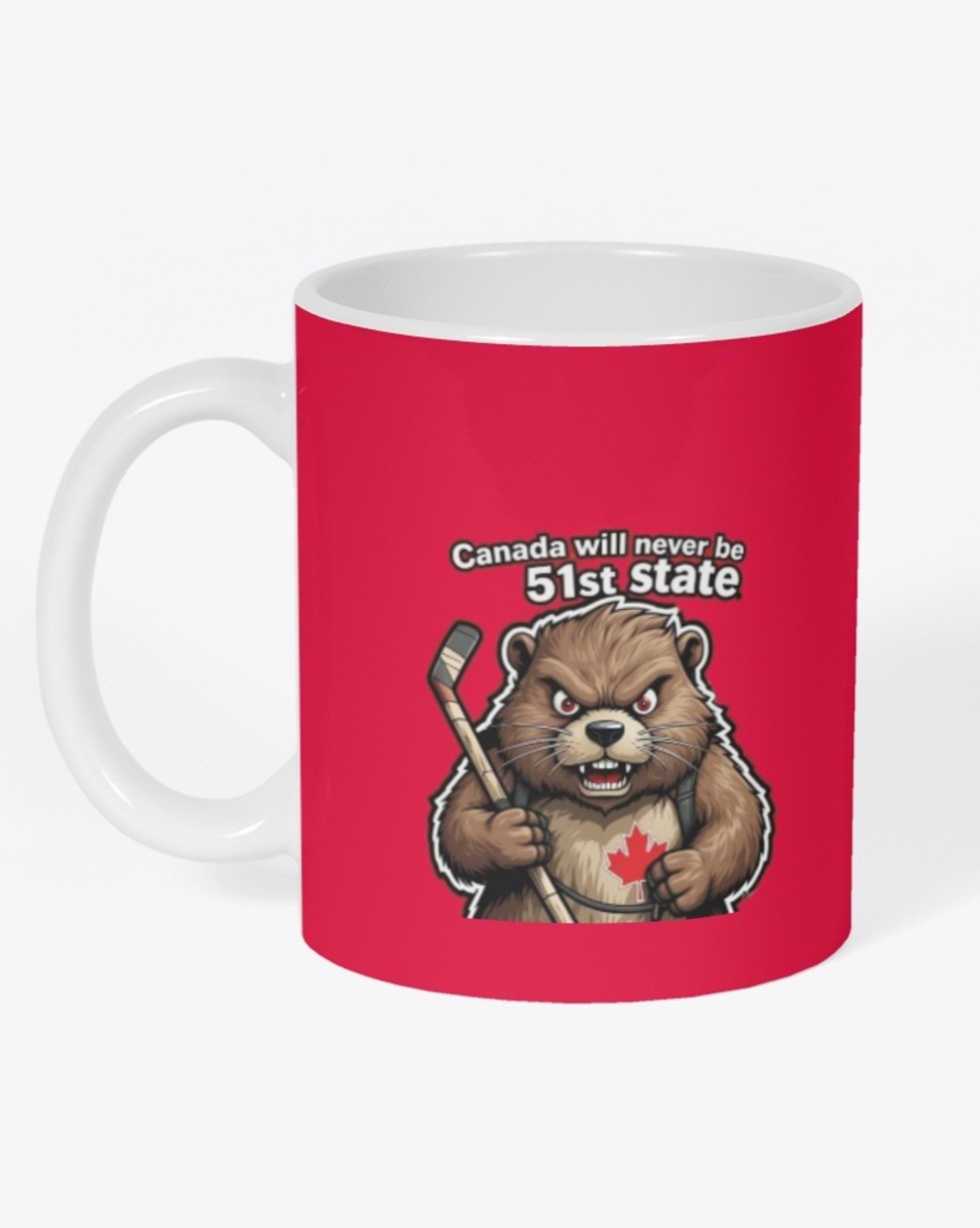 rareplusapparel's tweet photo. True North Tough Beaver! 🍁🦫 Start your day with Canadian pride. This bold mug features a fierce beaver & a clear message: Canada will never be the 51st state!
Buy It Now: https://t.co/5PCjc7tgT8
#CanadianPride #TrueNorth #FunnyMug #BoldDesign #BeaverPower https://t.co/zY4xULcDEm