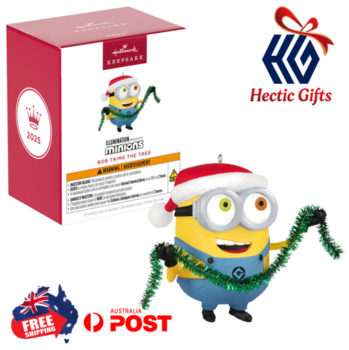 HecticGifts's tweet photo. Hallmark Keepsake - 2025 Bob Trims The Tree Christmas Ornament
https://t.co/JH1FY4N6qo
#New #Hecticgifts #HallmarkKeepsake #Year2025 #Minions #BobTrimsTheTree #Christmas #Ornament #ChristmasOrnament #ChristmasDecoration #Collectible #Freeshipping #AustraliaWide #FastShipping https://t.co/ufPjbLp6jQ