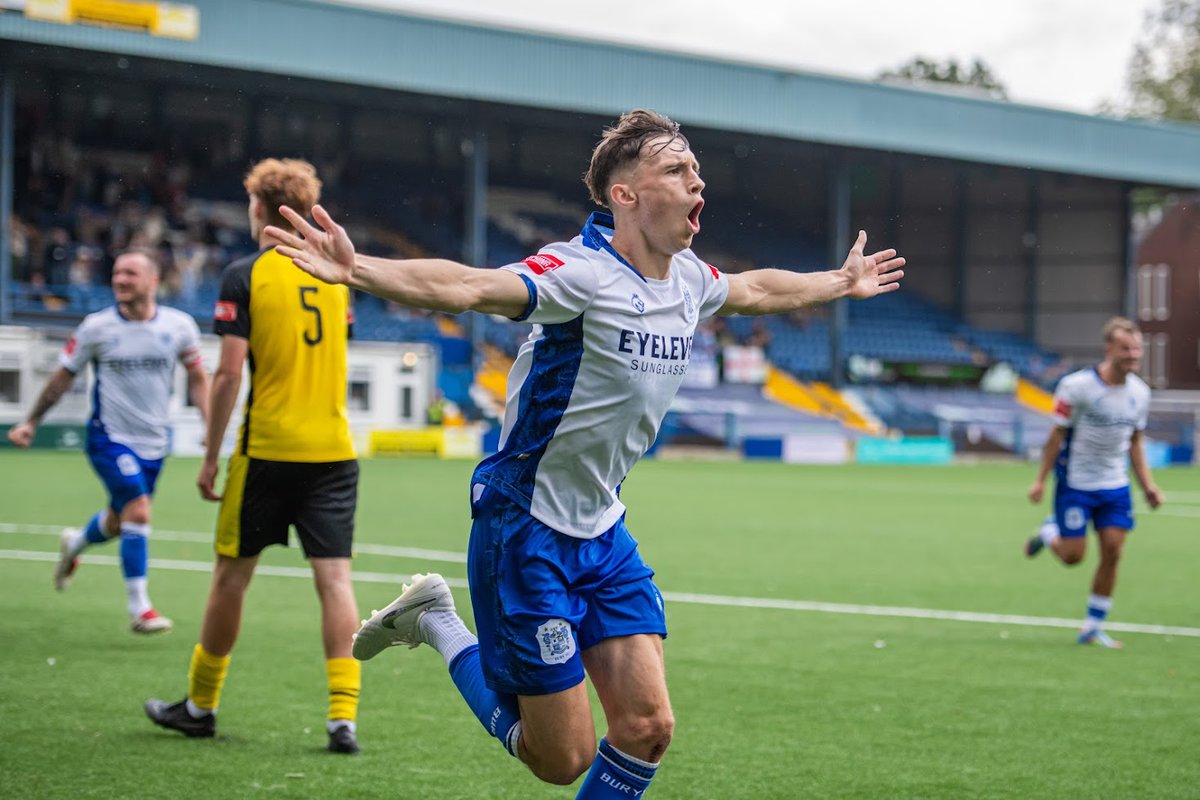 ⚪🔵 Player of the Month - August 2025 

The results are in for our opening player of the month award of the 2025/26 season. 

🥇 Aiden Walker - 30% 
🥈 Cam Fogerty - 23% 
🥉 Mitch Allen - 14%

Congratulations, Aiden! 

#BuryFC | #bfc140