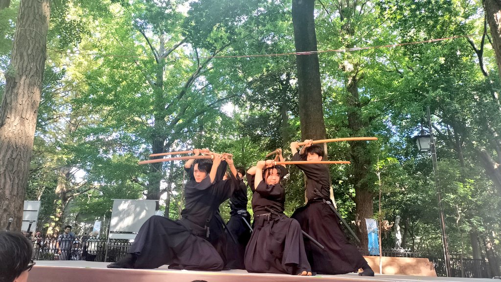 misaki_saijyo's tweet photo. 今日は、金井麻衣子ちゃん率いる+new company の剣舞を観に、狛江フェスティバルに行ってきましたー！！

麻衣子ちゃんのパフォーマンスすごい！！深田真弘くん、池田ひなちゃん、深澤智大くんの剣舞に、すごく刺激をもらって帰宅❀✨
もっと観たいー！素敵だったなぁ♥私も頑張らなくちゃ。 https://t.co/9COQXsbmBe