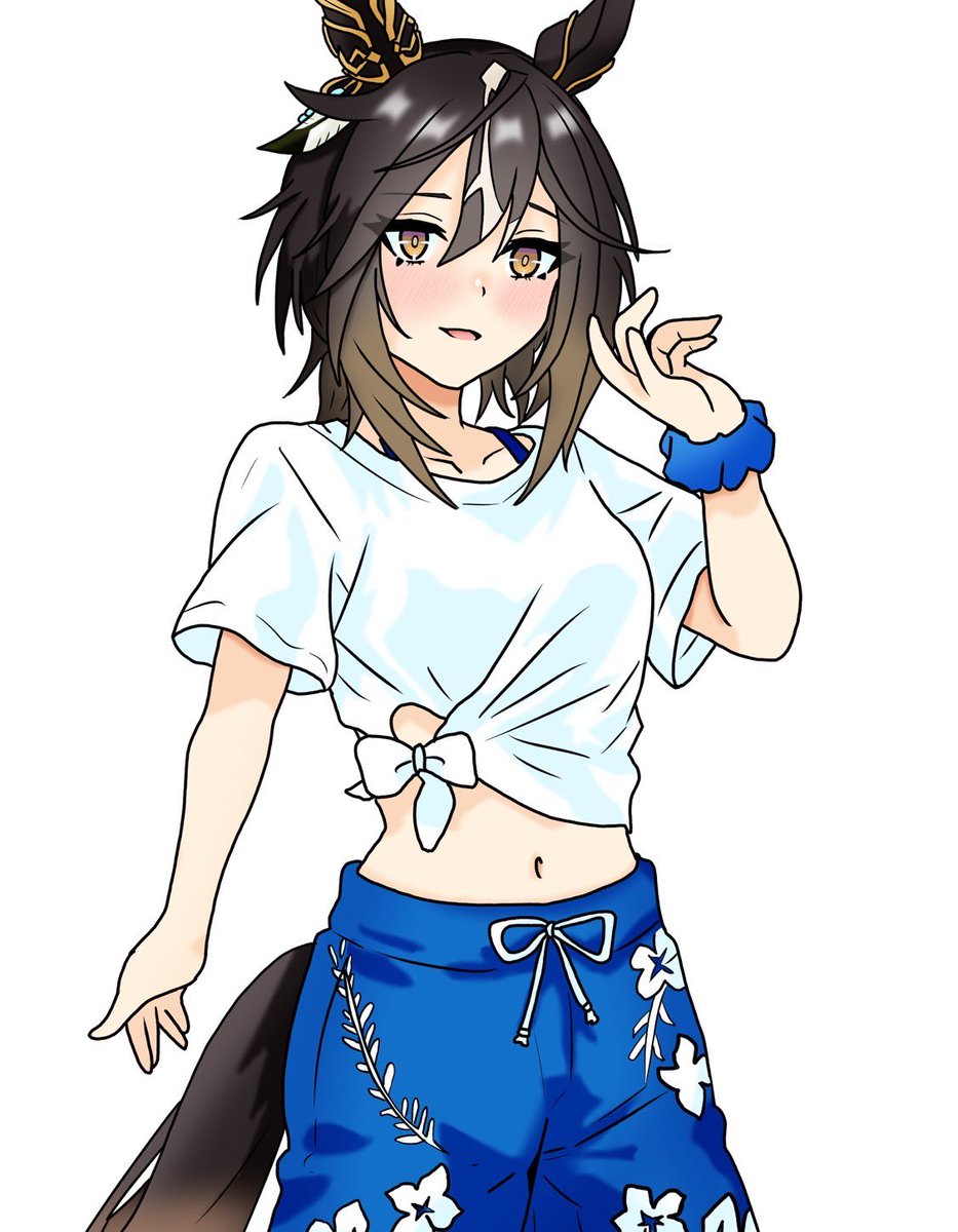 #ウマ娘 #ステイゴールド 
Gaze on Me!
いろんな衣装を早く着て欲しい