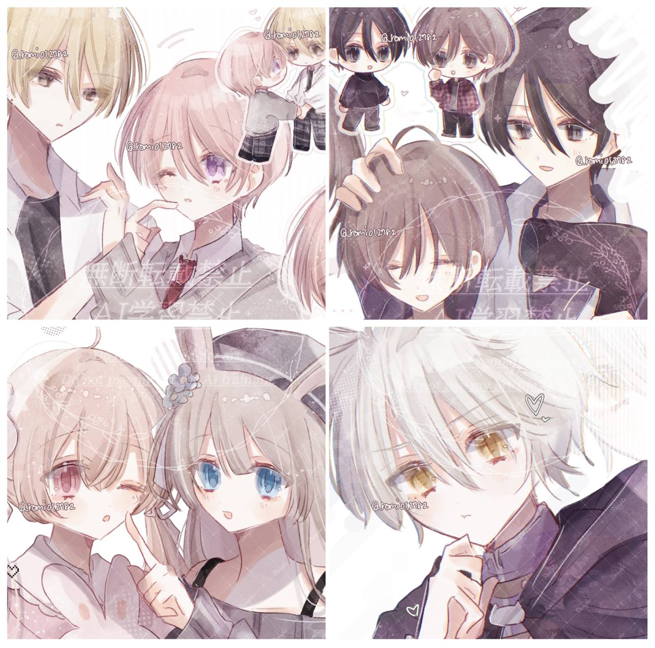 KKさま専用_夢を共有するふたりのイラスト画 プロの技術を独り占め♡夢のイラスト制作夢絵からキャラクター