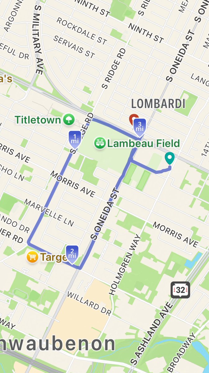 CTTWFS's tweet image. If you have the chance to go for an early morning run around Lambeau Field… you take it! #GoPackGo