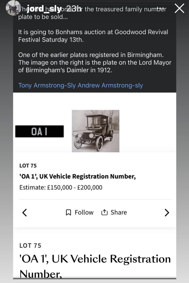 Hey Ola!  <a href="/Aina2Ola/">olaoluwa aina</a> 
My good friend has this private plate going for auction 

OA 1 

This is the one for you 👊

#OA1