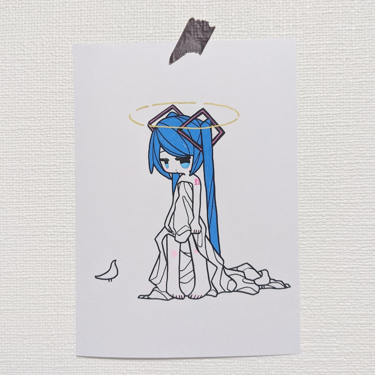 「BOOTHにて天使なミクさんの原画販売します 期間9/14まで」|なののイラスト