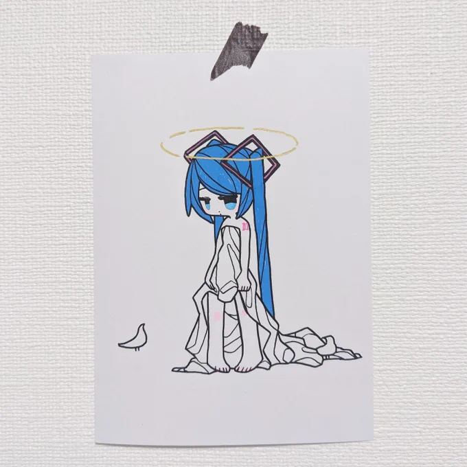 BOOTHにて天使なミクさんの原画販売します 期間9/14まで