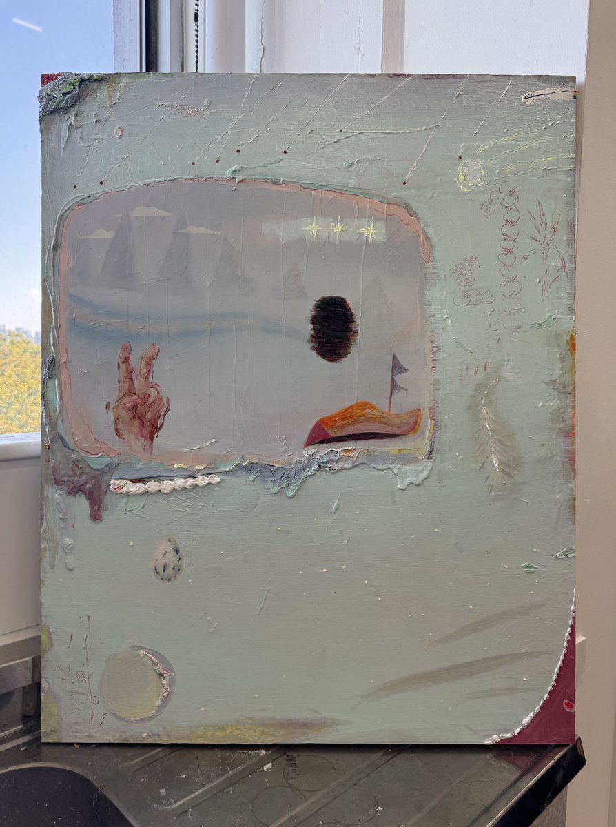 沈黙に溶ける息づかい』 油彩画 F4 一点物 原画 インテリア アート