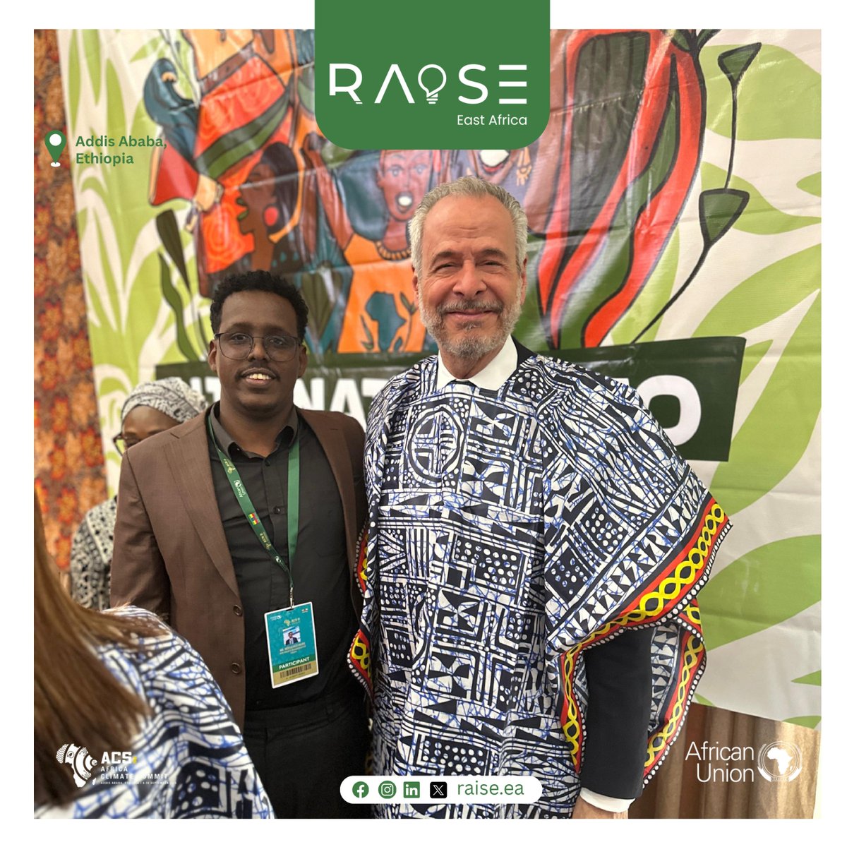 raise_ea's tweet image. Today, our Executive Director had the honor of meeting with H.E. Amb André do Lago, President of COP30.

As we look ahead to the upcoming COP30 in Brazil this November, RAISE EA reaffirms its commitment to ensuring that youth voices are heard and empowered on the global stage.