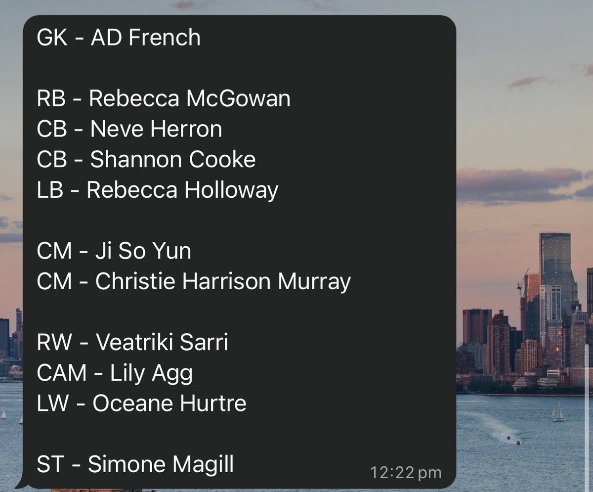 As much as I so very desperately want her back and think we NEED her back, I think our Pugh is thinking slightly too far ahead expecting to see Lily Agg today..🫢😂