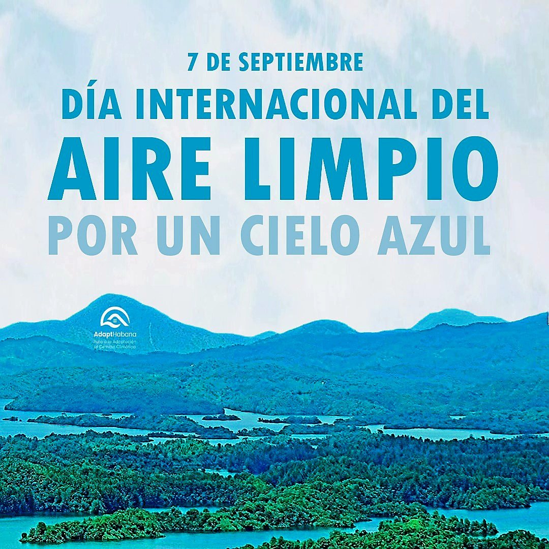 Un aire limpio es vital para nuestra salud y la del entorno. 

El Día Internacional del #AireLimpio es una oportunidad para  reflexionar sobre nuestro propio impacto en la calidad del aire, y tomar medidas para contribuir a un ambiente más saludable.