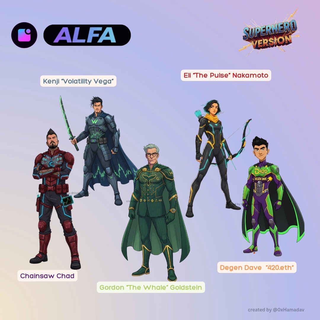 After the Funko treatment comes the Superhero treatment.  

When everyone starts making art and edits... that’s when you know it’s really catching on 🔥