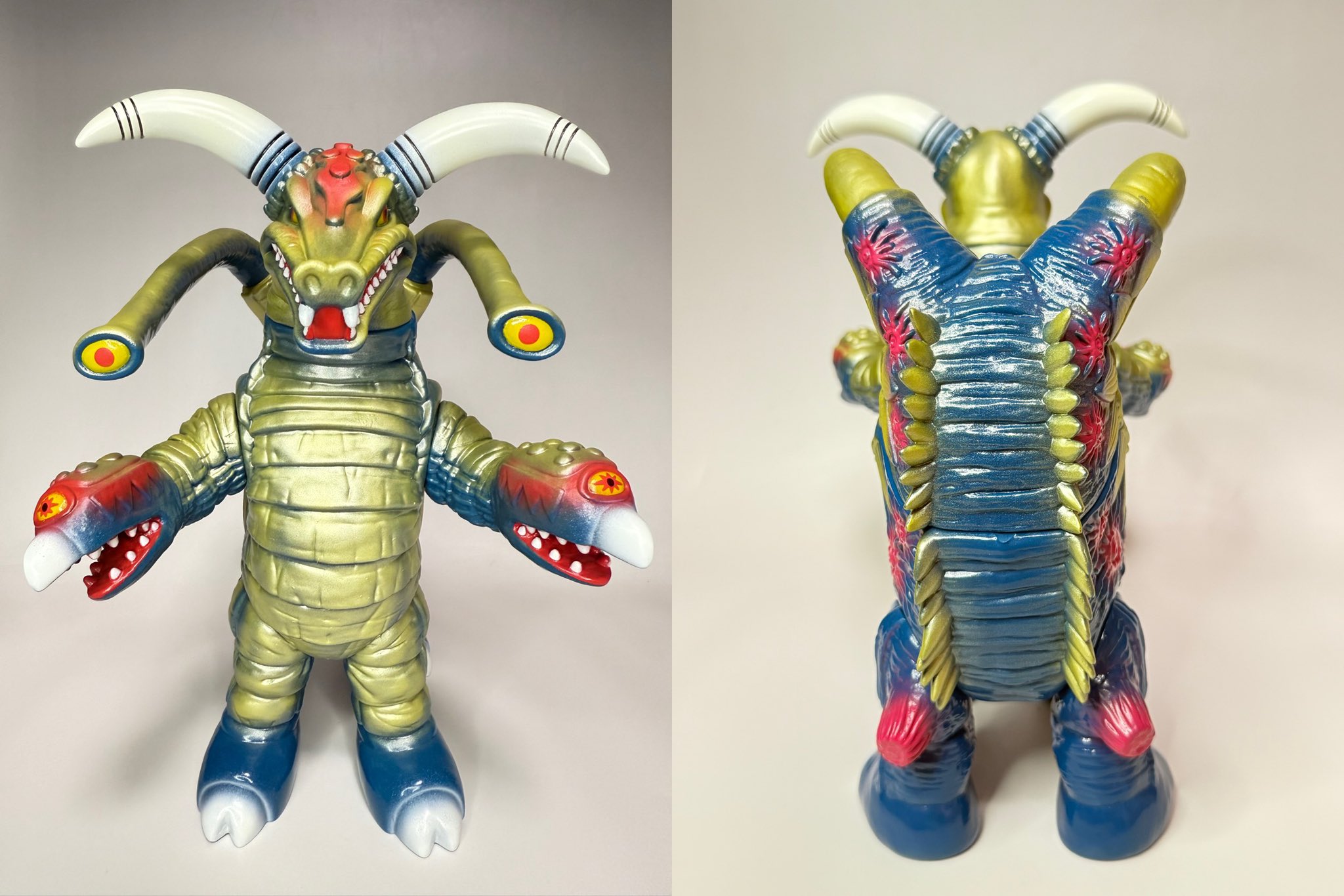紅蓮・百猫　全身版　モンスター　特撮　怪獣　フィギュア　ソフビ　アートトイ 予約販売：12月中 お届け予定】OFFART X Horiren 「紅炎百猫