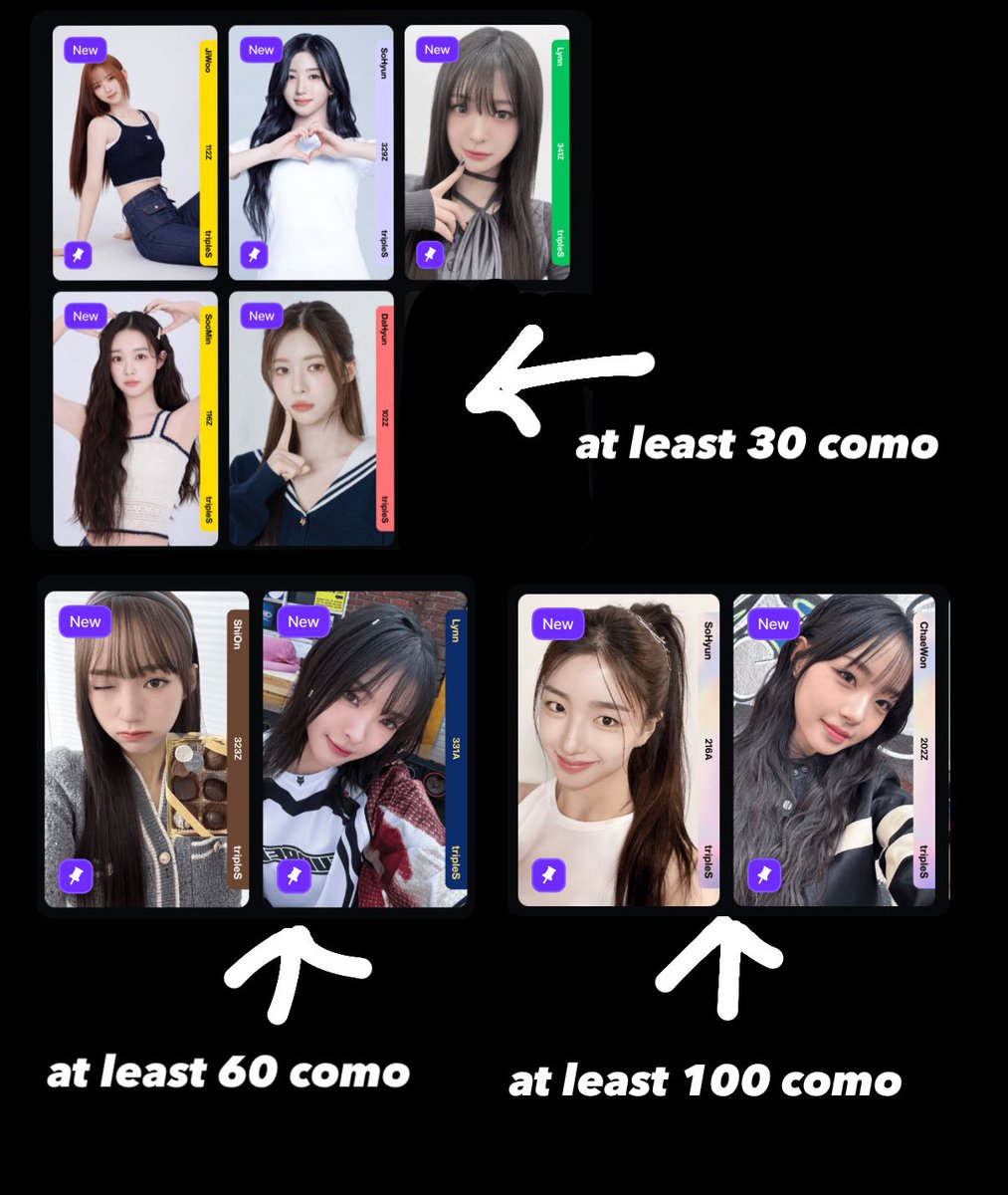 SMRVNGG's tweet image. #GA
tripleS objekt giveaway

1.  Vote Chaeyeon for MOON at least 30 como 

2. Post proof and cosmo ID under

3. Please like and RT the tweet as well

4. You can see the prize below

WE HAVE TO SECURE CHAEYEON TODAY!

(more objekts added, thanks to @heartchiyu)