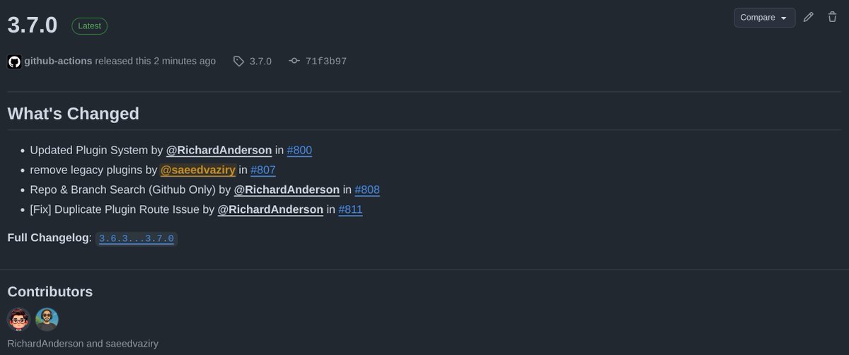 VitoDeploy 3.7.0 is out! 🎉
New plugins system and a bright future ahead