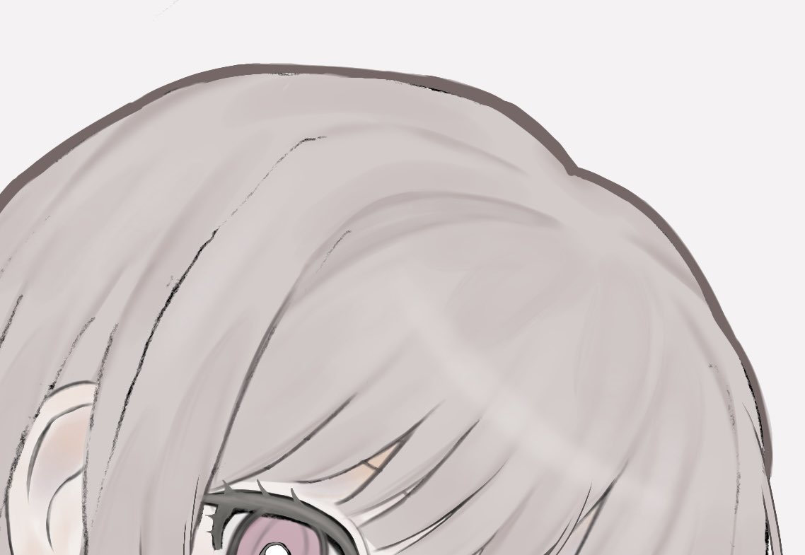 いい感じの髪が描けるようになってきました