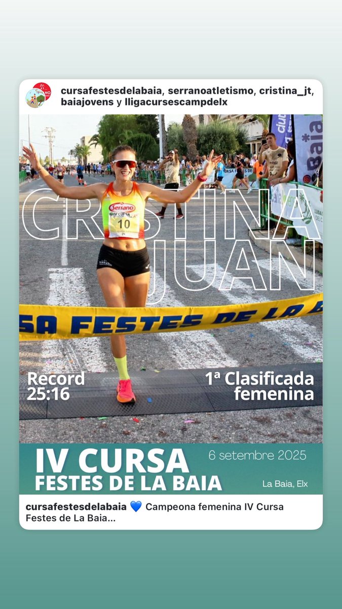 que ya forma parte de la historia deportiva de nuestra tierra.

🔥 ¡Gracias a tod@s l@s participantes por tanto! Y enhorabuena!!

Gracias a la organización #cursafestesdelabaia  por contar un año más con nosotros 🙏🏻