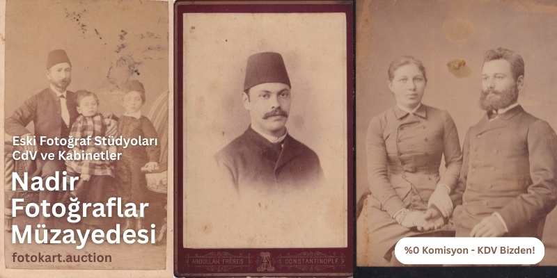 fotokart'ın yeni müzayede sitesi fotokart.auction, Müzayede APP altyapısı ile yayında. 

İlk müzayedemiz "Eski Fotoğraf Stüdyoları CdV ve Kabinetler - Nadir Fotoğraflar" bu akşam 21:32'de canlıda!

%0 komisyon oranını ve nadir eserleri kaçırmayın!