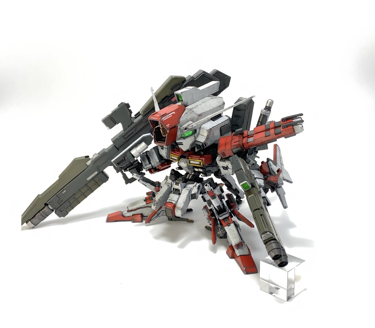 #オラザク #SDガンダム 
#デジタルモデリング 
ZZ VARIANT SD ver
CAD導入から4年余り
何度も寄り道しながらようやく完成！

第18回オラザク選手権で製作した作品のリメイクで、フルデジタルによる初作品

変形合体しない代わりに、SD体型の纏まりやディテールにこだわりました
リプ欄に続く