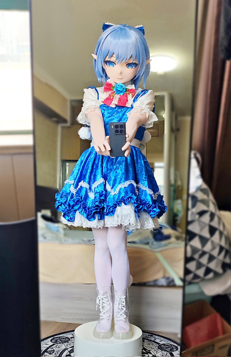 鏡よ鏡、誰が世界で一番賢い人ですか——
#東方Project #チルノ #東方Projectコスプレ #コスプレ #着ぐるみ #kigurumi #kig #cosplay