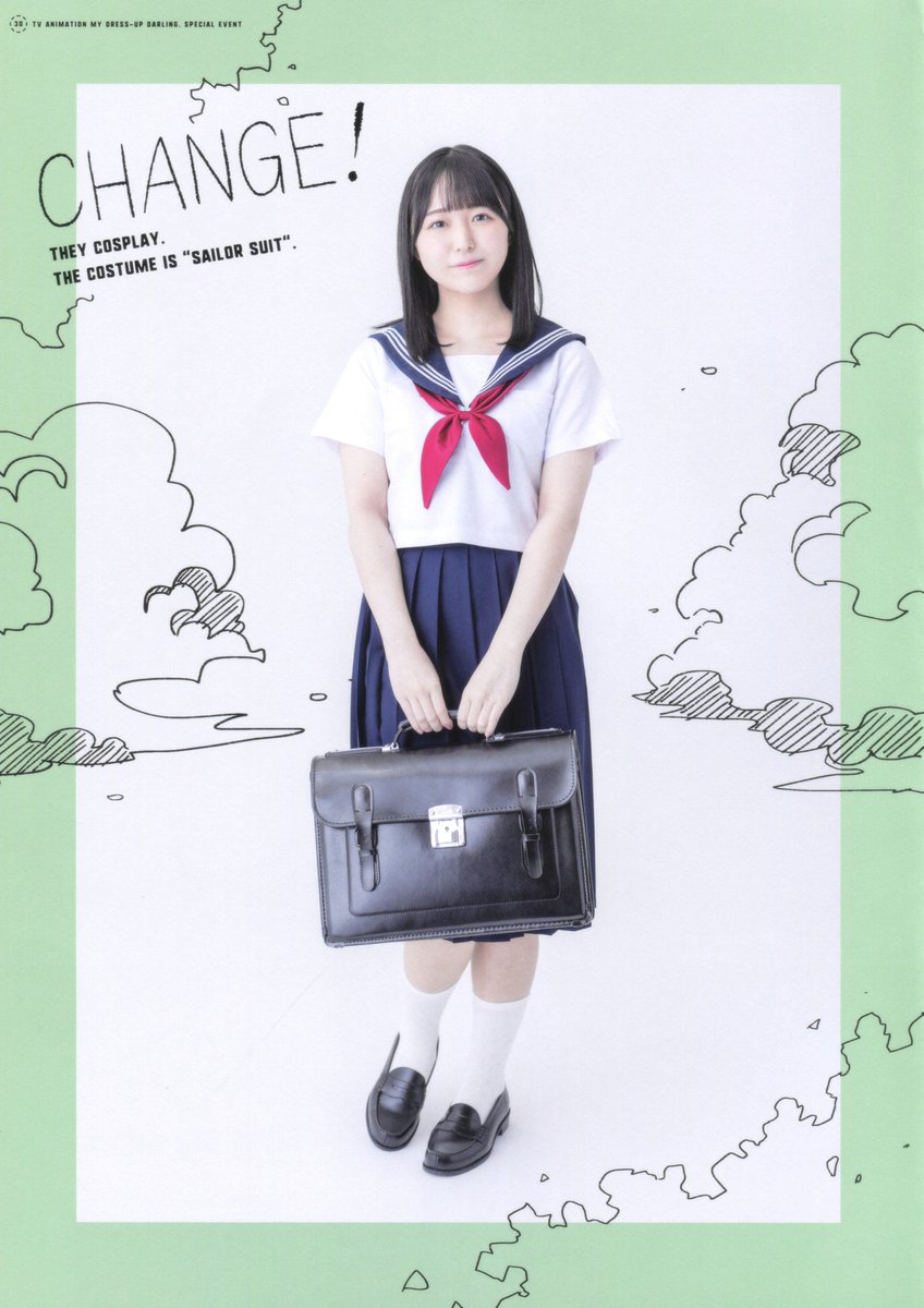 scooll9's tweet photo. Inui Shinju.  
It's an illustration based on a photo of Youmiya Hina.
#着せ恋
#着せ恋アニメ 
#MyDressUpDarling 
#羊宮妃那 https://t.co/QdXdV92FUV