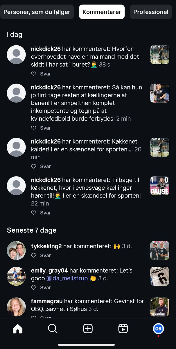 bjerghest's tweet photo. Lutter gode vibes i OB Q-kommentarsporet...
Der er lang vej igen. Desværre.
#obdk #aligadk #Kvindebold https://t.co/KHOEyxULbl