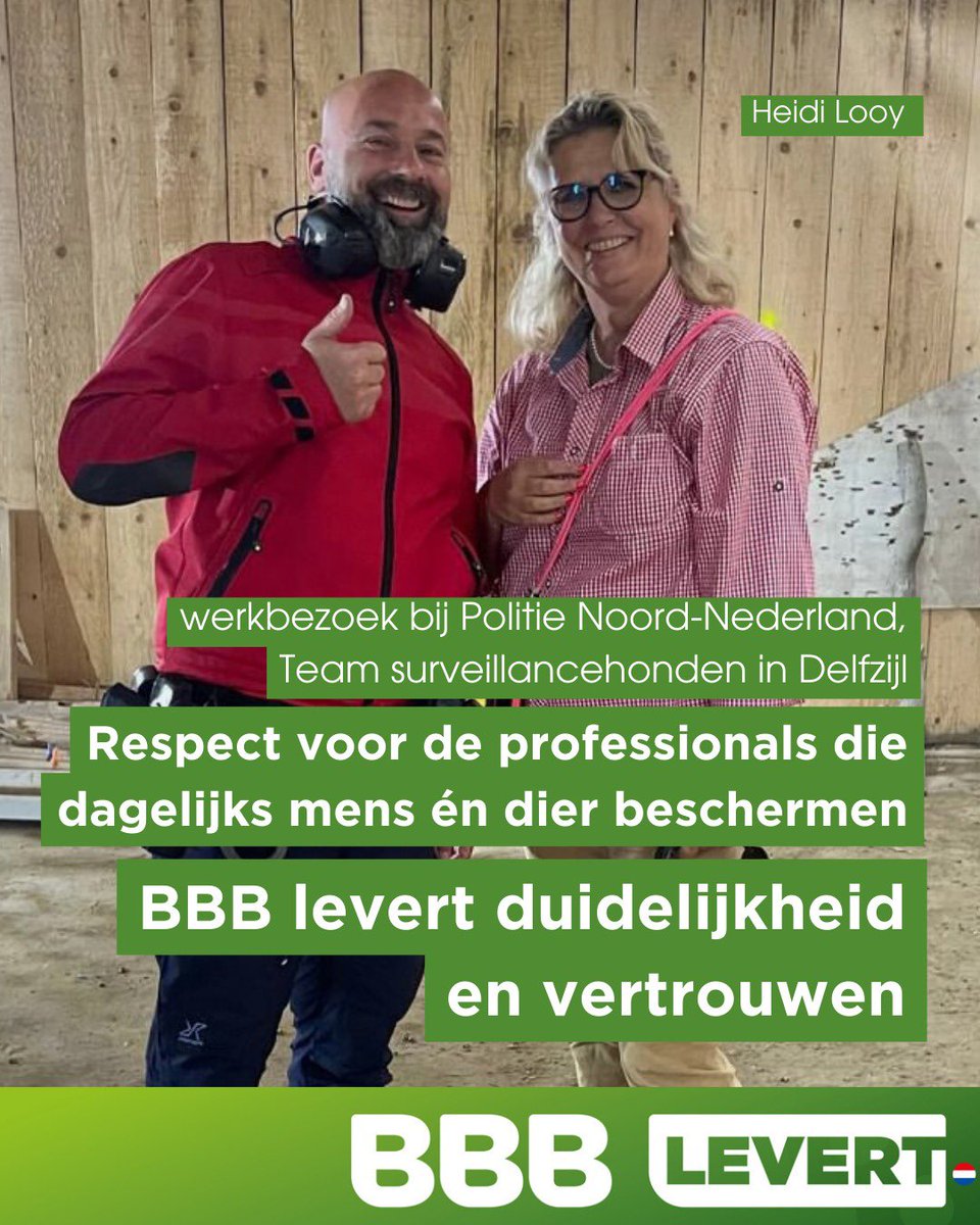 Surveillancehondenteam bij incident met losgebroken dieren in Delfzijl