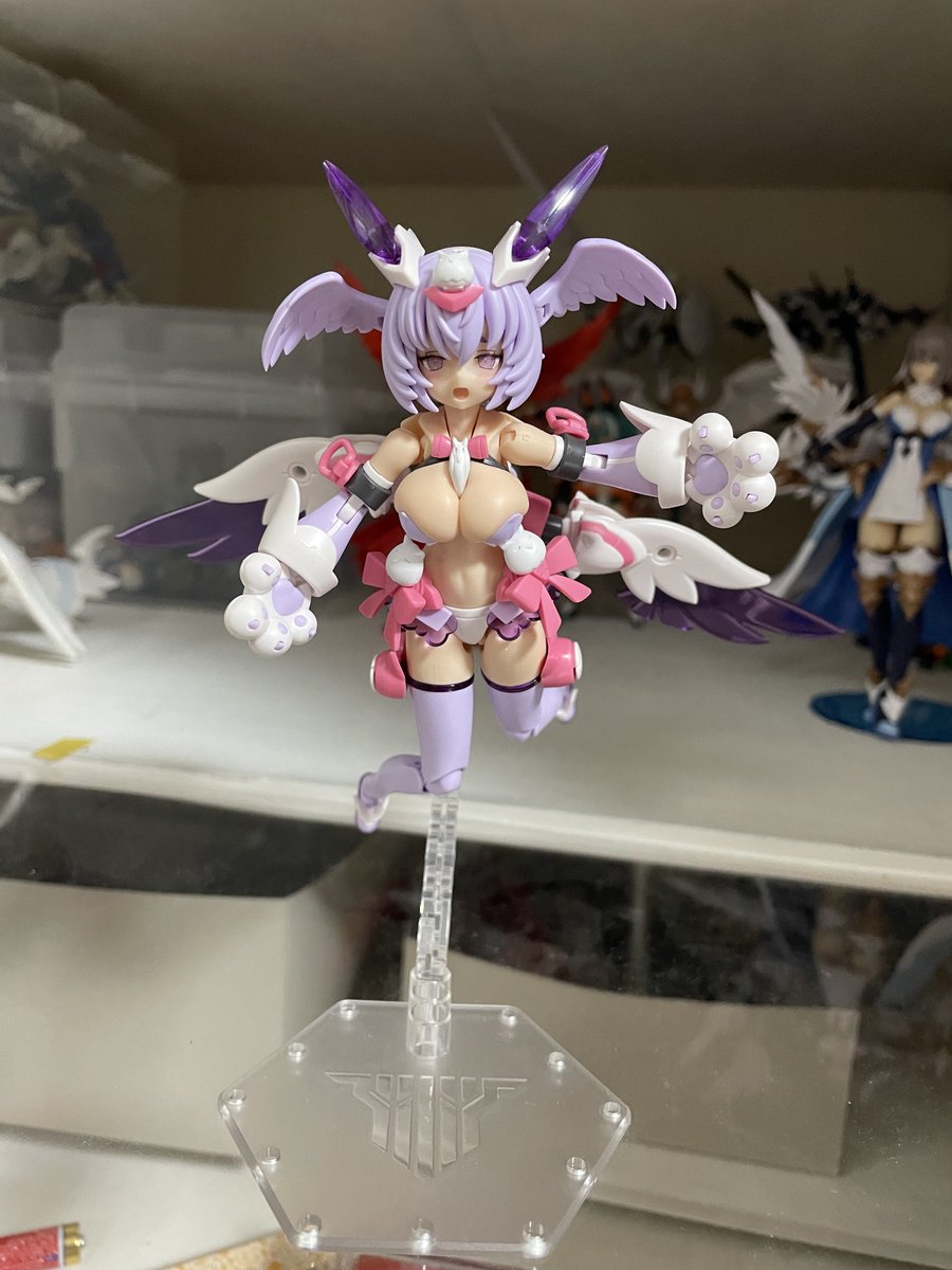 #プラモデルライフ 
#コトブキヤ
#メガミデバイス
#アルカナディア

最近は美プラのパチ組をそこそこ
PUNI☆MOFU
　シャオ
アルカナディア　
　シャルメド　エルメダ
美プラはパチ組でも、満足度が高くて楽しいね。
そろそろ、本気の全塗装をしたいな。
何を題材にしようかなー？