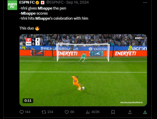 kwakujr23's tweet image. Been working in the shadows even before he took his own leap(s)... #forwardthinker 

Even pre Mbappe presentation lmaooo #Vinicius 
x.com/MadridXtra/sta…