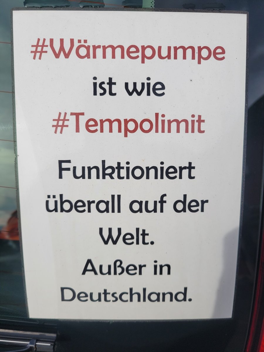 #Tempolimit 
#erneuerbareEnergien first