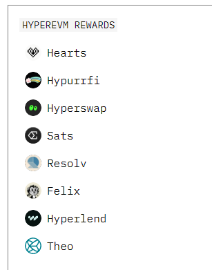 #مهم  خیلی از دوستان در مورد HYPER EVM پرسیدن٫ همچنان مهمترین پروژه اش بنظرم همین Hyperbeat هست.  چون همزمان همه اینا رو فارم میکنه.
هرسوالی داشتین بپرسین.

app.hyperbeat.org/earn?referral=…