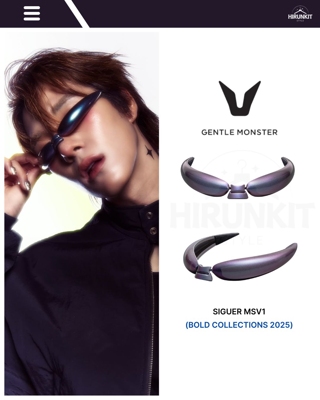 GENTLE MONSTER 2025 BOLD siquer MSV1 