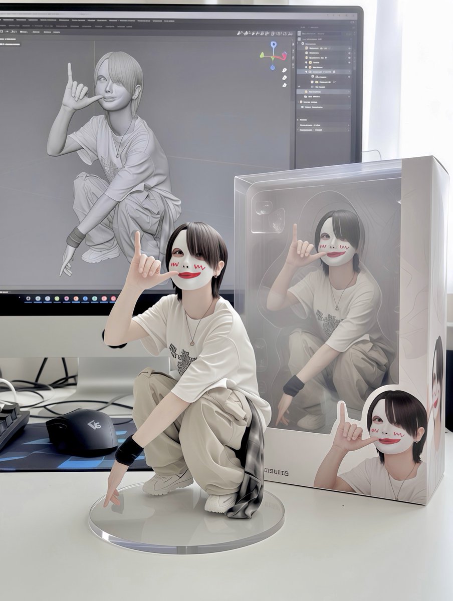 フィギュア化した ૮ . ̫ . ა✨️