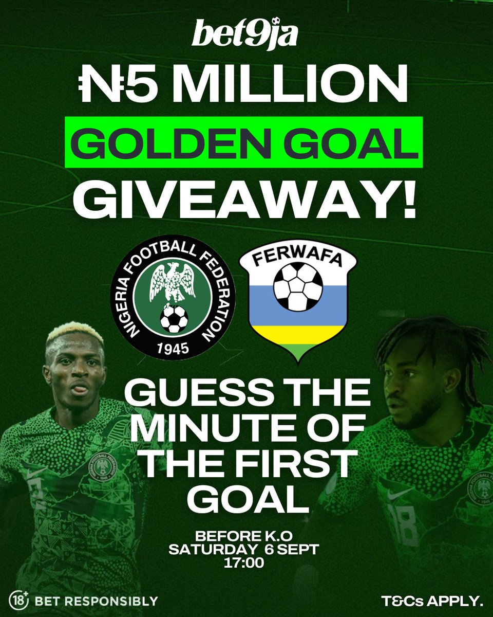 Bet9ja: The home of #betBOOM! 💣 tweet media