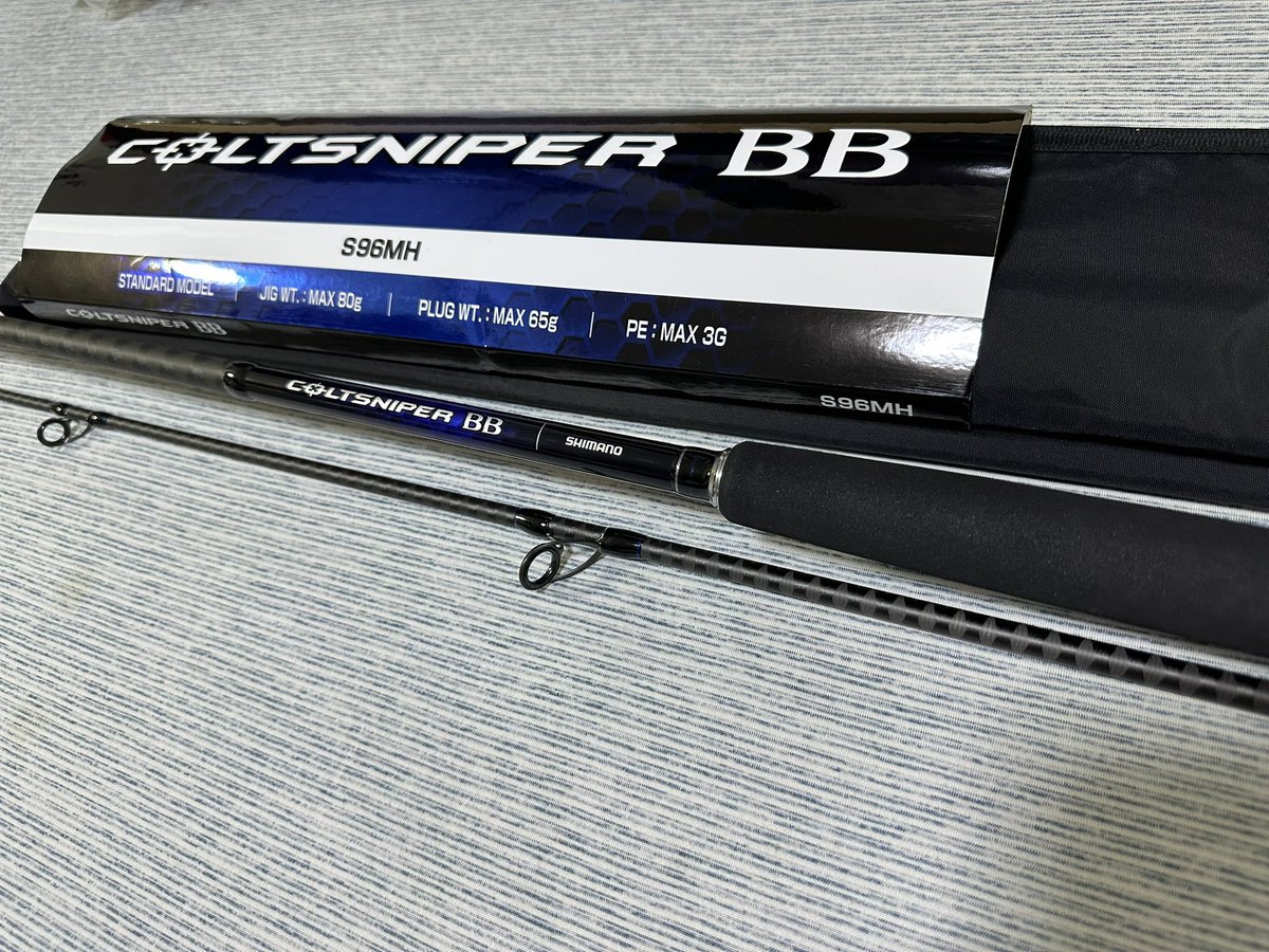 OyogaseP's tweet photo. なんか届いた😇

 #COLTSNIPER
 #simano https://t.co/gILensWxKN