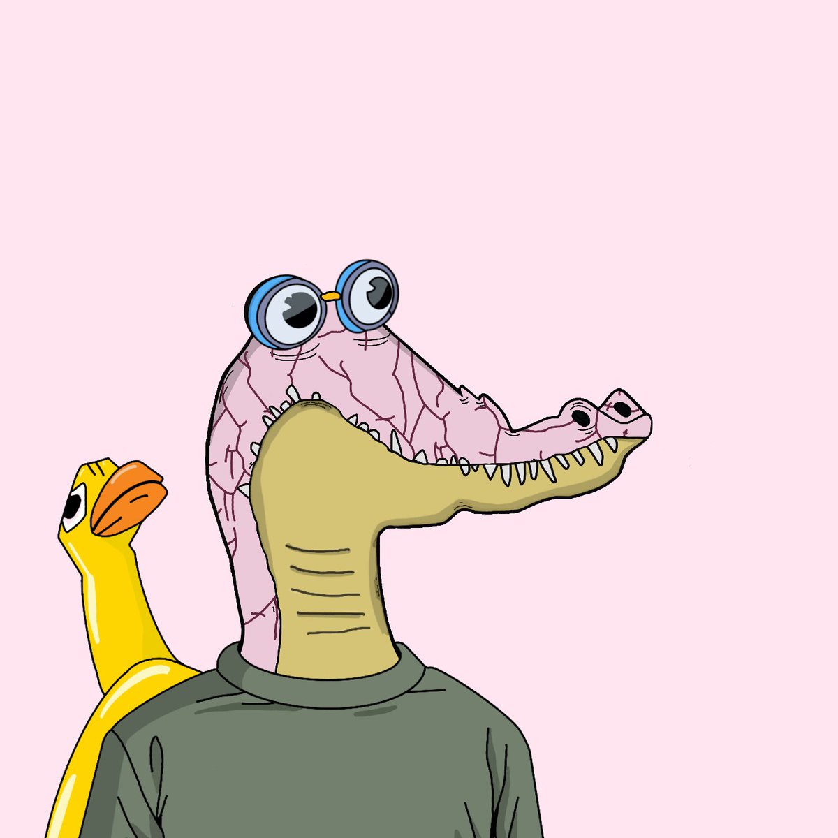 AbeSwampClub's tweet photo. GM to everyone that knows you can just post things 🫡 

OpenSea : https://t.co/x0El1f0P0a https://t.co/JVCVsGNVrA
