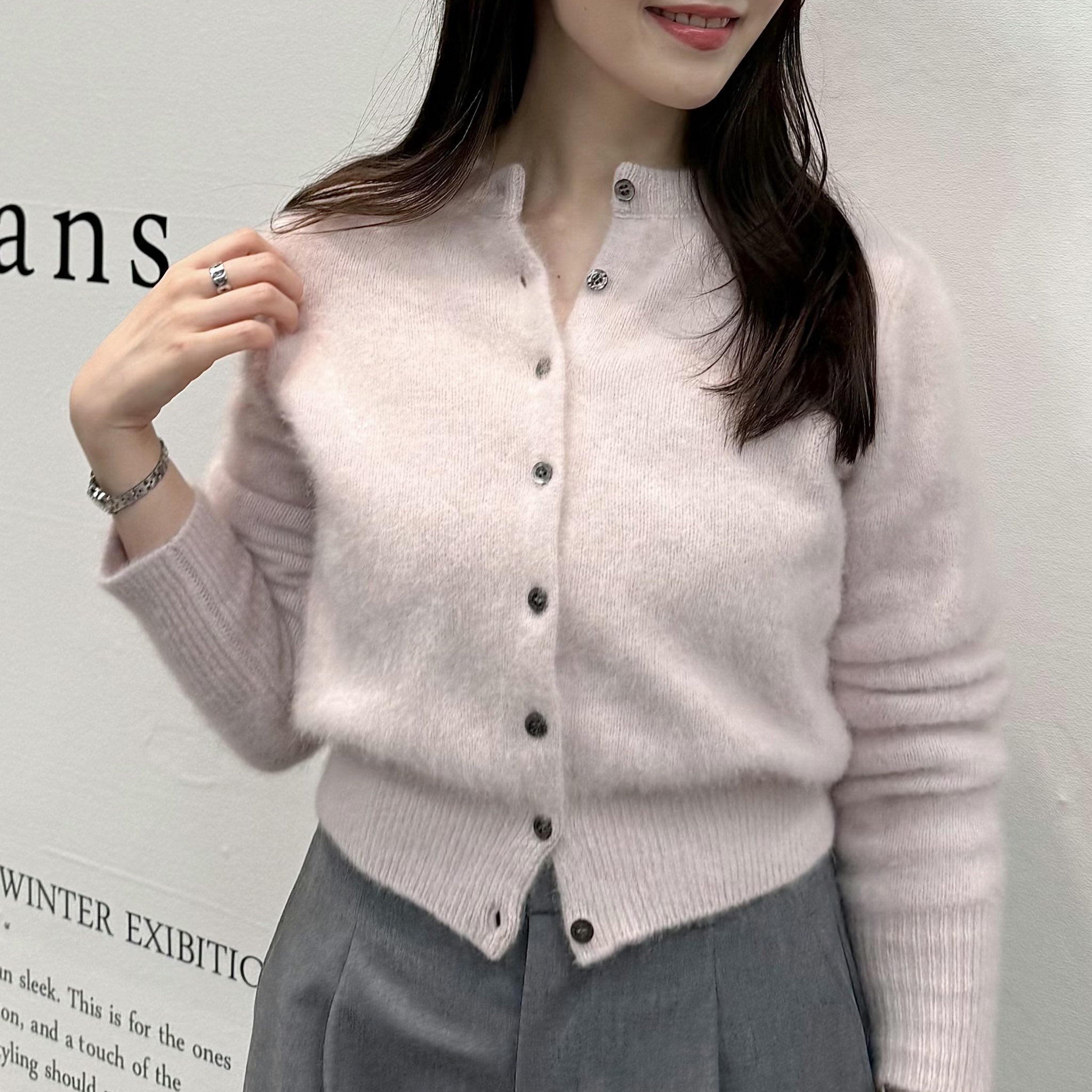 アニュアンス anuans ラクーンフォックスショートカーディガン （MOCA