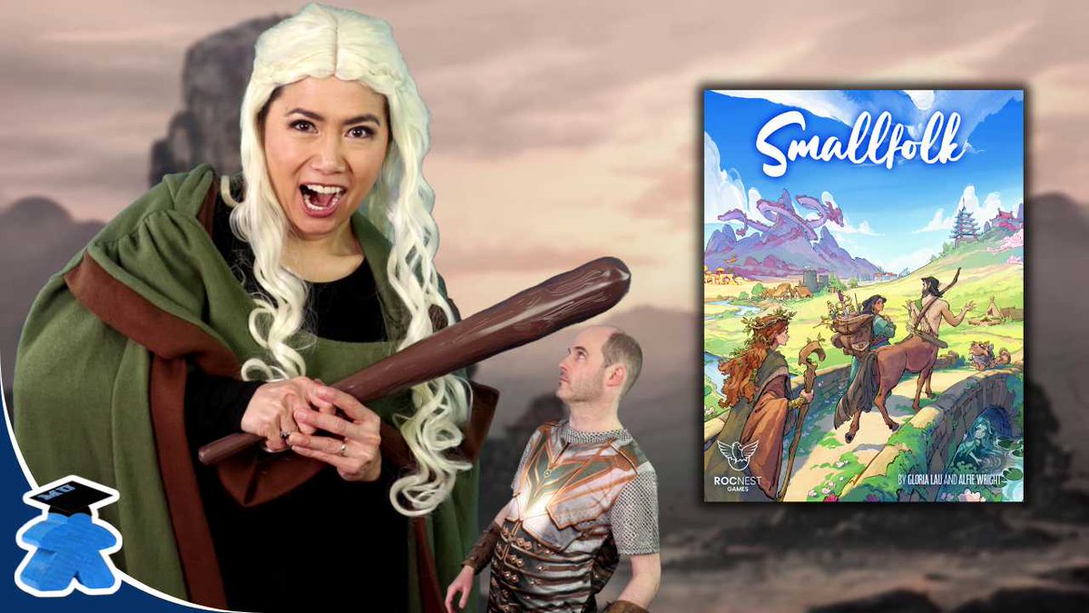 MeepleU's tweet photo. This beautiful tableau building game is definitely something. In #Smallfolk, a combo building board game, you are a brave adventurer, proving that those legendary characters, items and places you heard from Grandma are not just myths!😆🙏
https://t.co/ABR0rMzDsf
@rocnestgames https://t.co/vV8MLJM4wM